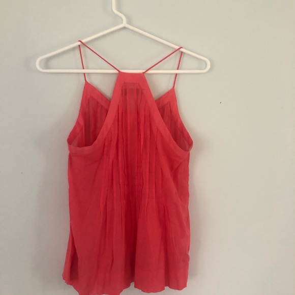 LOFT Flowy Coral Top - Picture 3 of 5